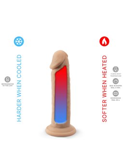 Silexd - Realistic Premium Thermoreactive Silicone Penis 15.4 cm Mod 2