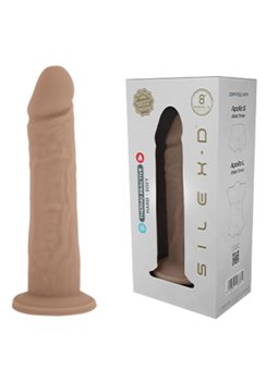 Silexd - Pene Realistico in Silicone Liquido 20,6 Cm Beige Mod 8
