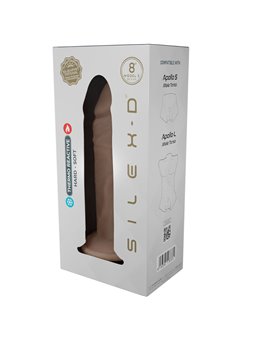 Silexd - Liquid Silicone Realistic Penis 20.6 cm Beige Mod 8
