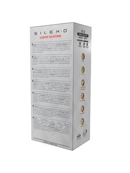 Silexd - Pene Realistico in Silicone Liquido 22,8 Cm Beige Mod 9