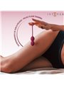 Intense Charli - Palle di Kegel in Silicone Bordeaux 3 Pz 48/76/97 Gr.