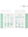 Intense Charli - Green Silicone Kegel Balls 3 pcs 48/76/97 g
