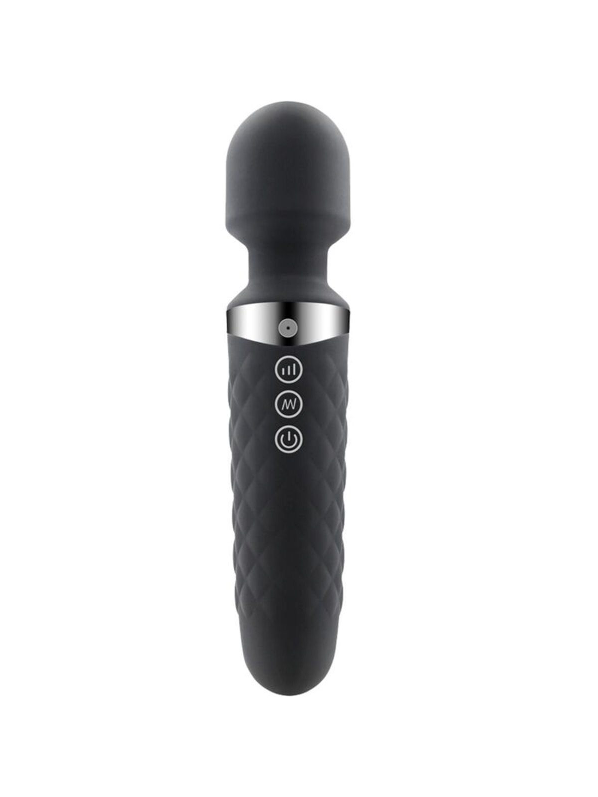 Alive Be Wanded - Black Silicone Wand Massager Vibrator