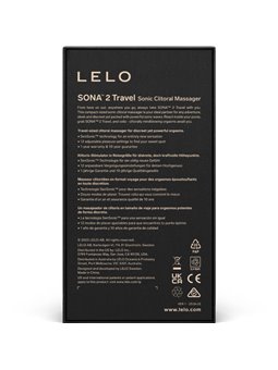 Lelo Sona 2 Travel - Massaggiatore Sonico Rosa da Viaggio per Clitoride