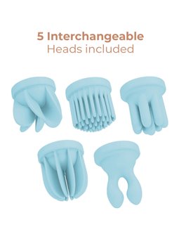 Adrien Lastic Caress - Blue Silicone Clitoral Stimulator 5 in 1