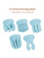 Adrien Lastic Caress - Blue Silicone Clitoral Stimulator 5 in 1