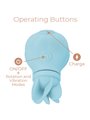 Adrien Lastic Caress - Blue Silicone Clitoral Stimulator 5 in 1