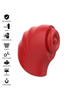 Intense Donnie - Red/Green Silicone Clitoral Stimulator