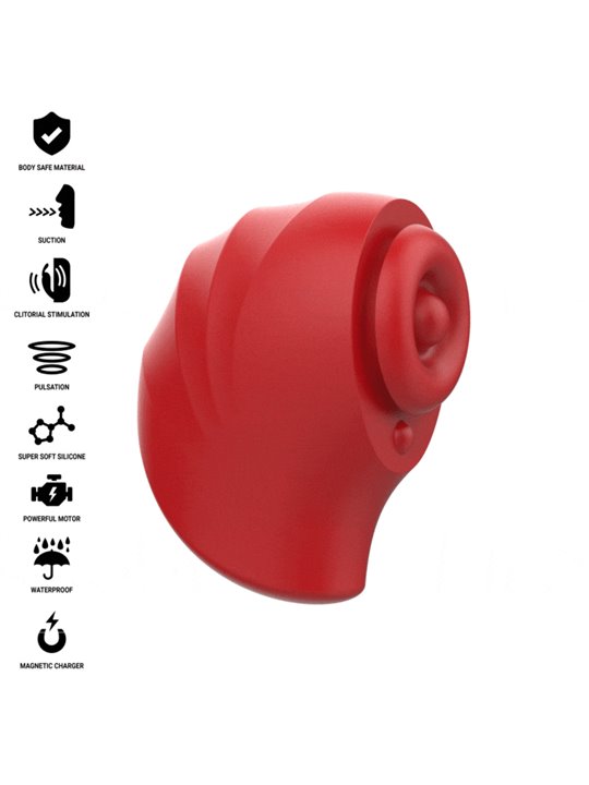 Intense Donnie - Red/Green Silicone Clitoral Stimulator