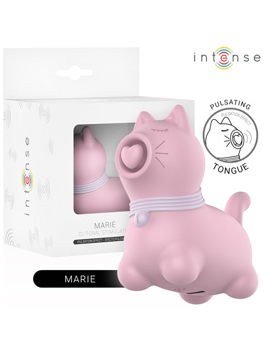 Intense Duchess - Stimolatore Clitorideo Rosa Rotante Oscillante