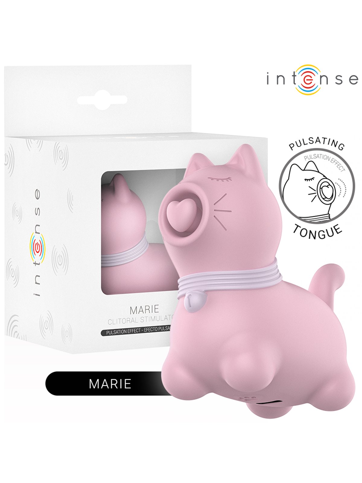 Intense Duchess - Stimolatore Clitorideo Rosa Rotante Oscillante