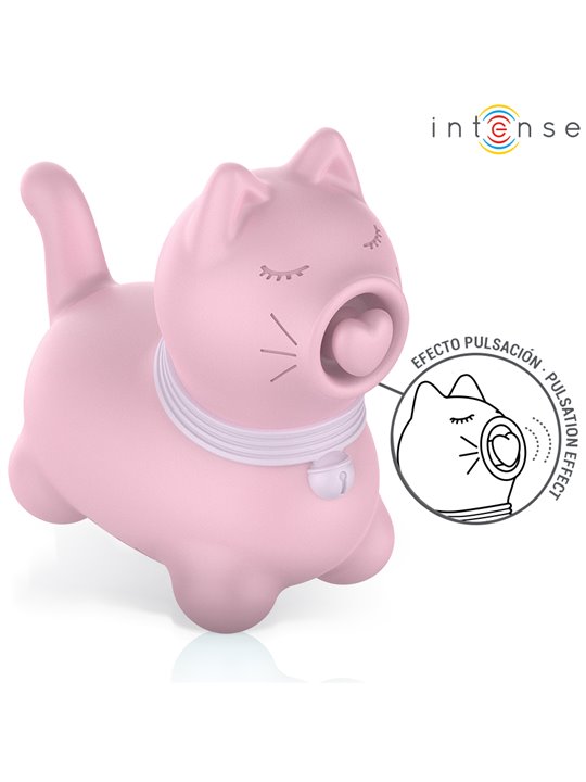 Intense Duchess - Stimolatore Clitorideo Rosa Rotante Oscillante