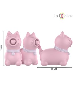 Intense Duchess - Stimolatore Clitorideo Rosa Rotante Oscillante