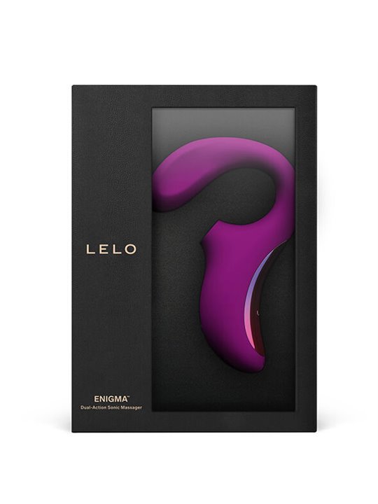 Lelo Enigma - Massaggiatore a Doppia Stimolazione in Silicone Viola