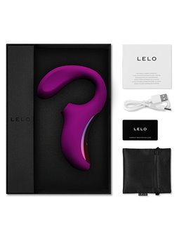 Lelo Enigma - Massaggiatore a Doppia Stimolazione in Silicone Viola