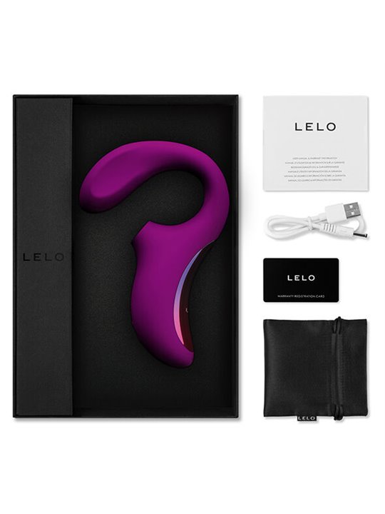 Lelo Enigma - Massaggiatore a Doppia Stimolazione in Silicone Viola