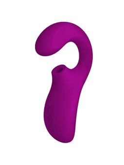 Lelo Enigma - Massaggiatore a Doppia Stimolazione in Silicone Viola