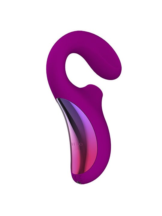 Lelo Enigma - Massaggiatore a Doppia Stimolazione in Silicone Viola