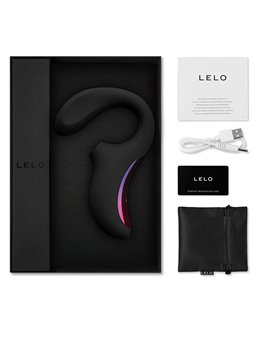 Lelo Enigma - Massaggiatore a Doppia Stimolazione in Silicone Nero