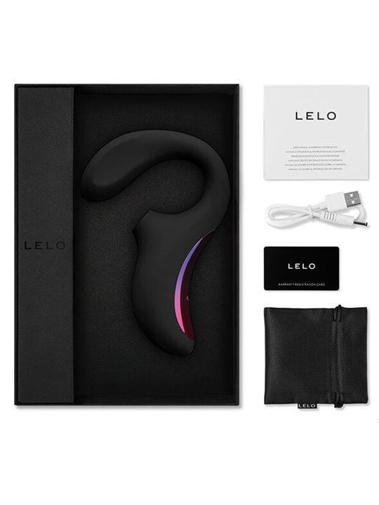 Lelo Enigma - Massaggiatore a Doppia Stimolazione in Silicone Nero