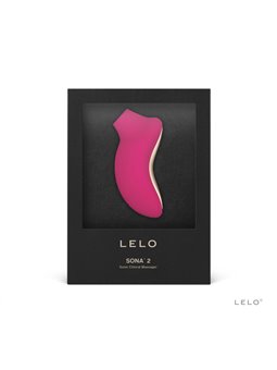 Lelo Sona 2 - Fuchsia Silicone Wave Clitoral Stimulator 12 Speeds