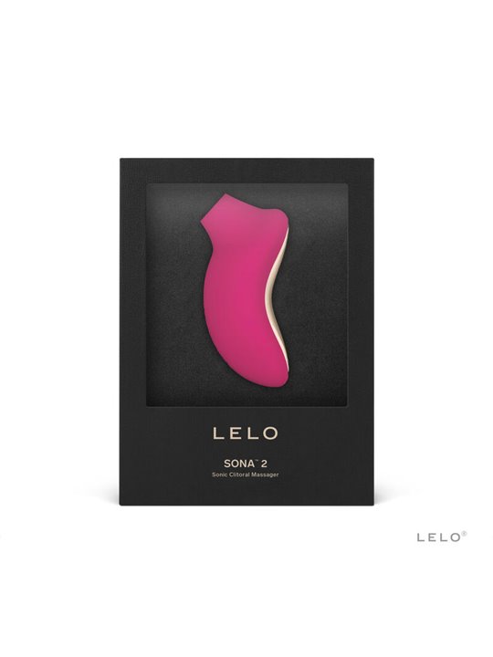 Lelo Sona 2 - Stimolatore Clitorideo a Onde in Silicone Fucsia 12 Vel.