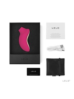Lelo Sona 2 - Fuchsia Silicone Wave Clitoral Stimulator 12 Speeds