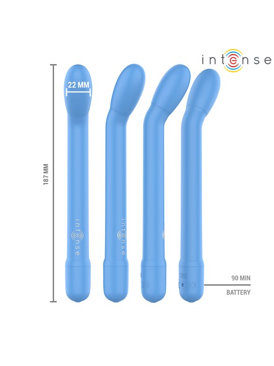Intense Karlie - Blue Silicone G-Spot Vibrator with 10 Speeds