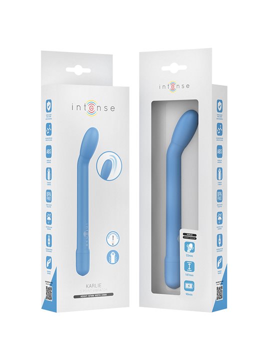 Intense Karlie - Blue Silicone G-Spot Vibrator with 10 Speeds