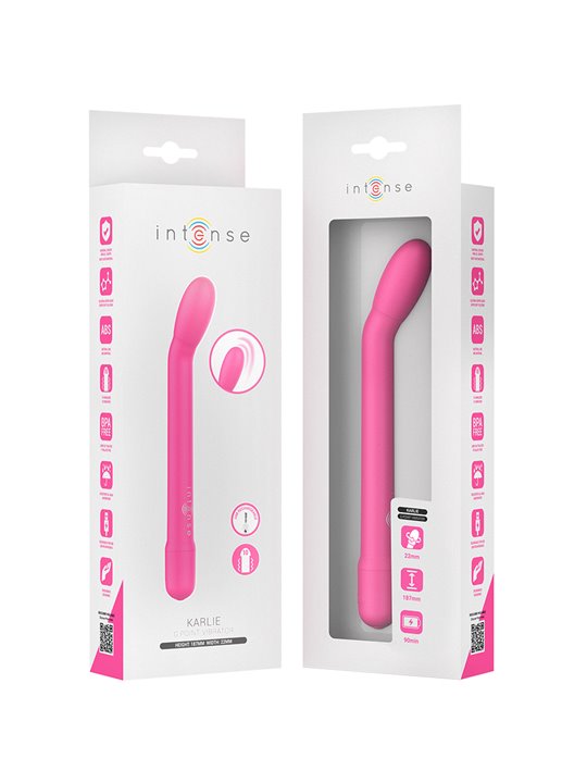 Intense Karlie - Pink Silicone G-Spot Vibrator with 10 Speeds