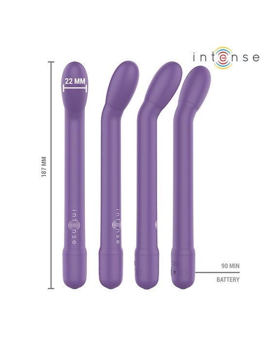 Intense Karlie - Vibratore Punto G in Silicone Viola 10 Velocità