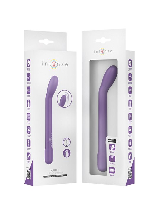 Intense Karlie - Purple Silicone G-Spot Vibrator with 10 Speeds
