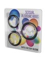 Alive Sensual Pleasure - 3-Piece Black Silicone Cock Ring Kit
