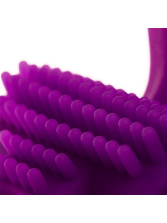 Adrien Lastic Bullet Lastic - Anello Fallico Viola con Vibrazione