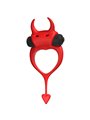 Adrien Lastic Devol - Red Silicone Cock Ring with Vibration