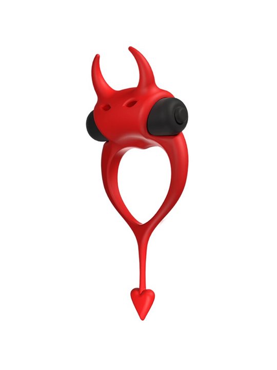 Adrien Lastic Devol - Red Silicone Cock Ring with Vibration