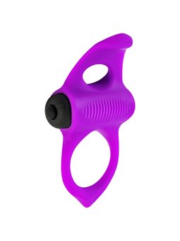 Adrien Lastic Lingus - Purple Silicone Cock Ring with Vibration