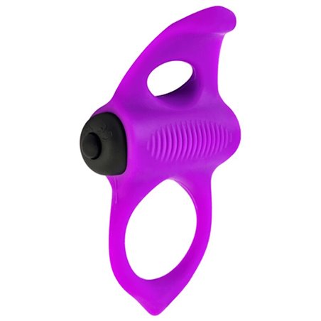 Adrien Lastic Lingus - Purple Silicone Cock Ring with Vibration