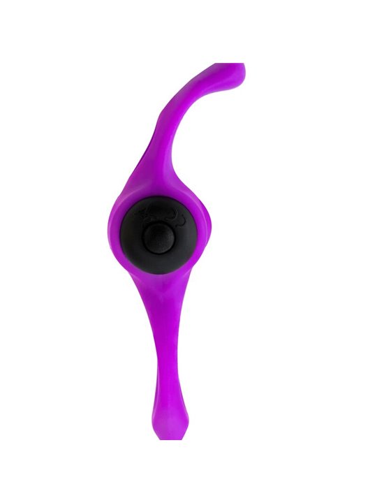 Adrien Lastic Lingus - Purple Silicone Cock Ring with Vibration