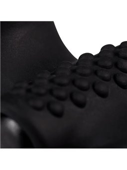 Adrien Lastic Lingus - Black Silicone Cock Ring with Vibration