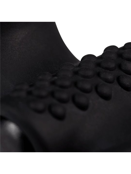 Adrien Lastic Lingus - Black Silicone Cock Ring with Vibration