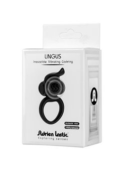 Adrien Lastic Lingus - Black Silicone Cock Ring with Vibration