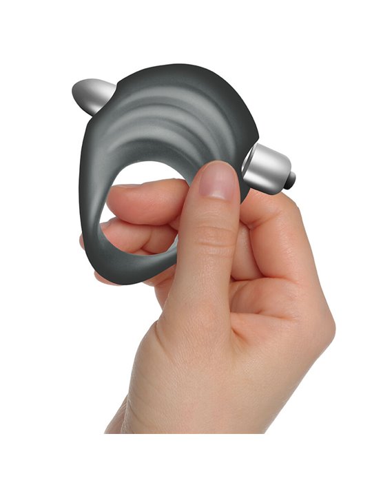 Climaximum Avio - Grey Silicone Vibrating Cock Ring