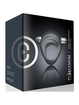 Climaximum Avio - Grey Silicone Vibrating Cock Ring