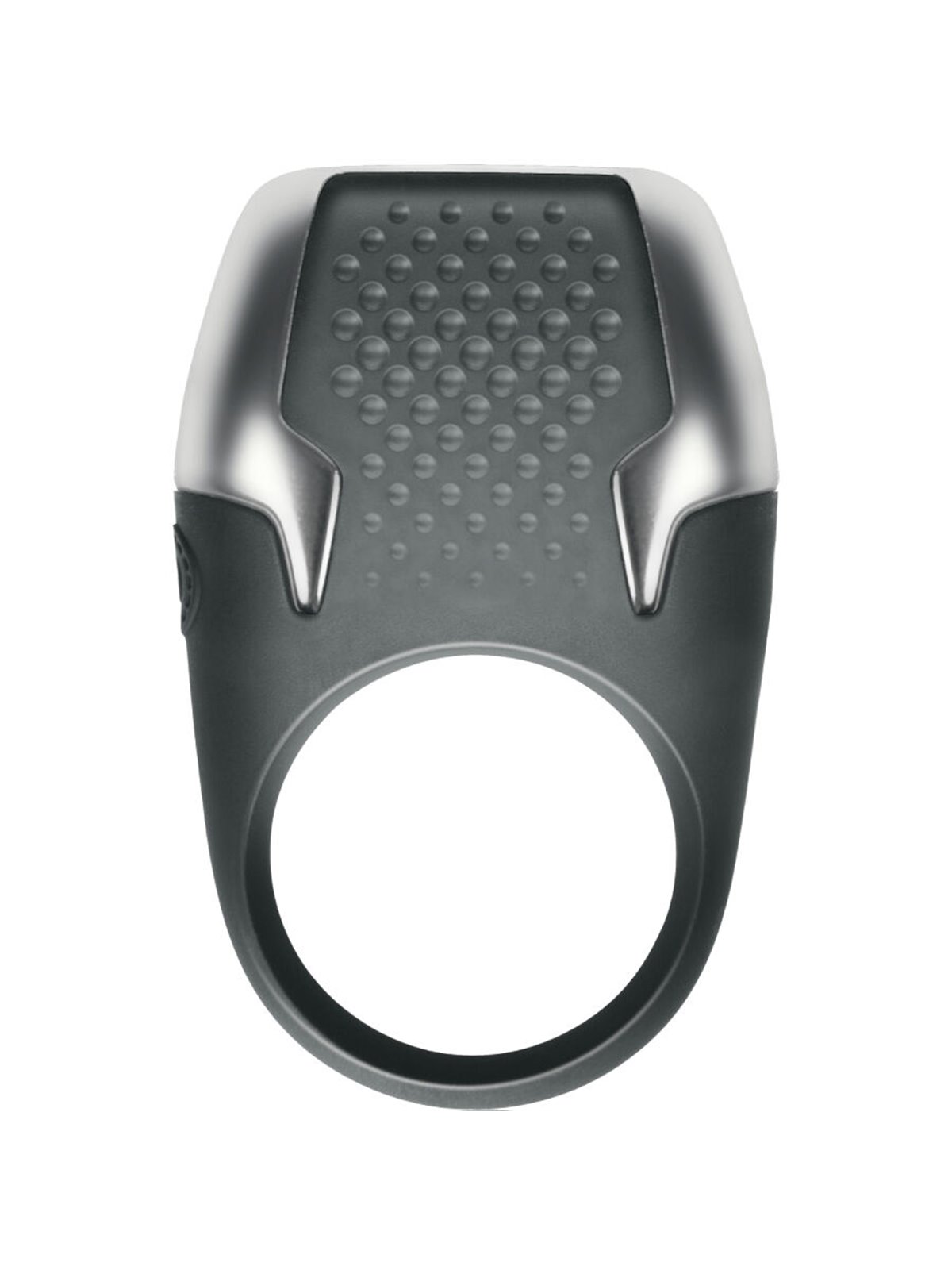 Climaximum Tyro - Anello Fallico Vibrante in Silicone Grigio