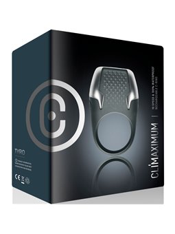 Climaximum Tyro - Grey Silicone Vibrating Cock Ring