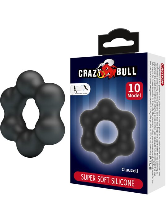 Crazy Bull Clauzell - Anello Fallico in Silicone Super Morbido Mod 10