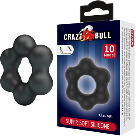 Crazy Bull Clauzell - Super Soft Silicone Cock Ring Mod 10