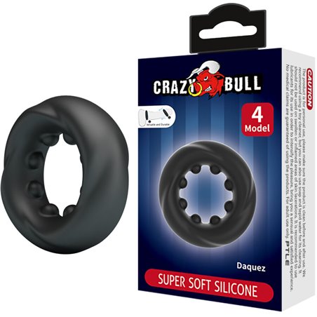 Crazy Bull Daquez - Anello Fallico in Silicone Super Morbido Mod 4