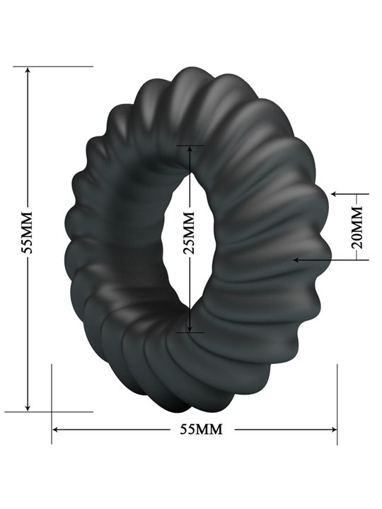 Crazy Bull Fitz - Super Soft Silicone Cock Ring Mod 8